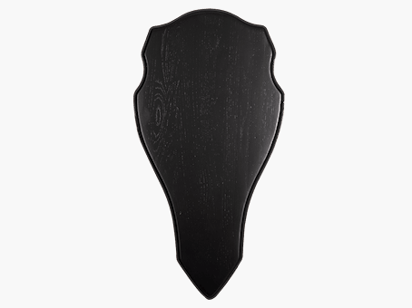 5etta Trophy Shield Red Deer Dark Oak Furnier