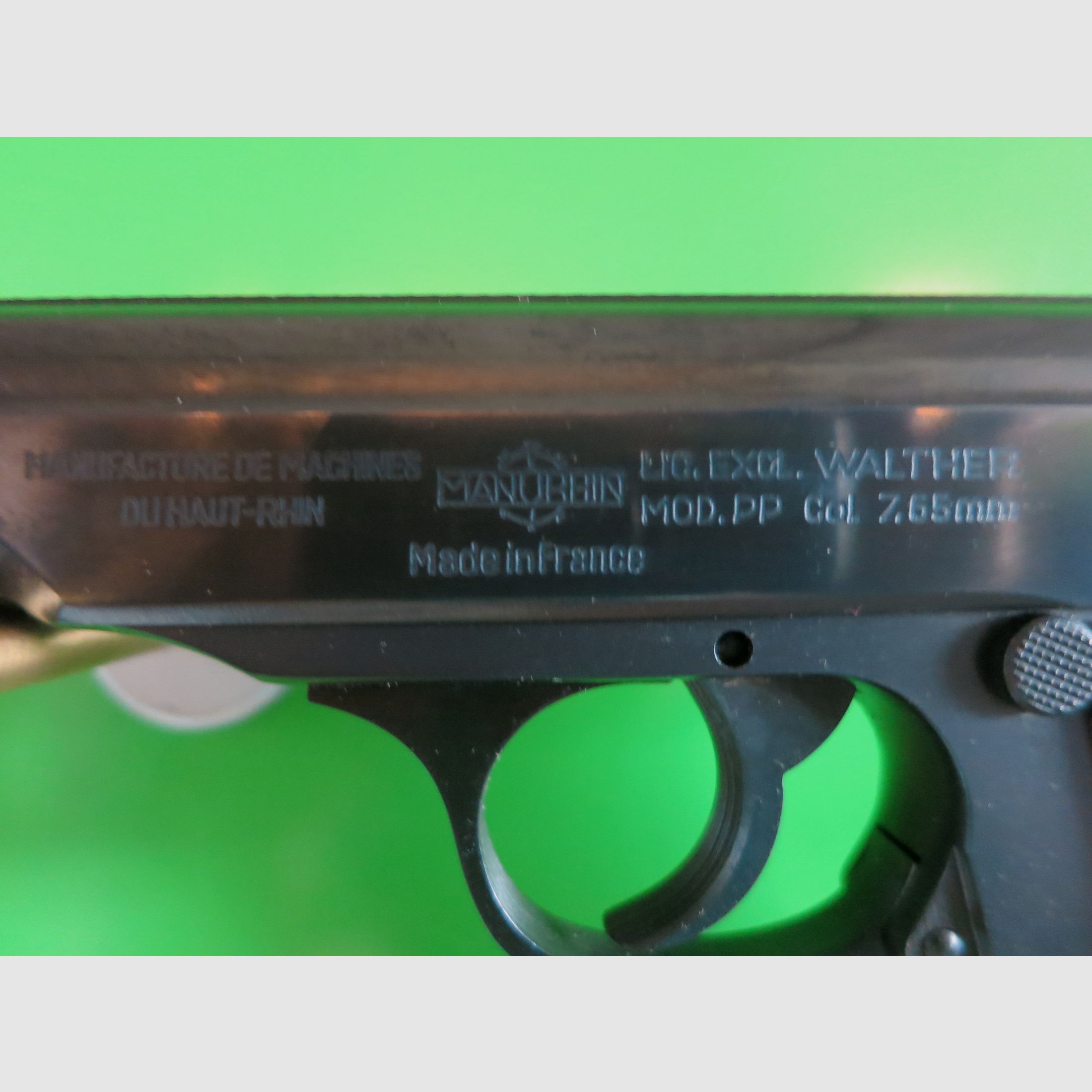 Manurhin-Walther PP „Polizeipistole“, 7,65 mm Browning (.32 Auto), wie neu       #75-