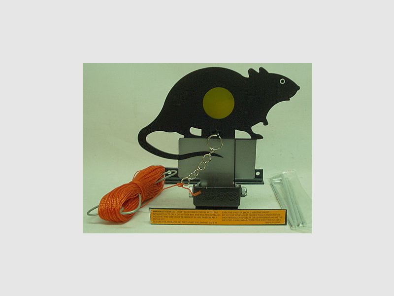 Klappsilouette Ratte Target - mit Band