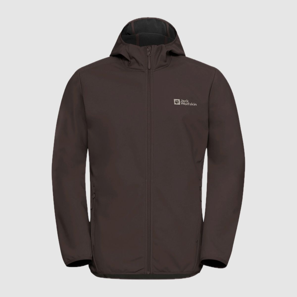 JACK WOLFSKIN Bornberg Hoody M Softshelljacke Herren Peat Braun