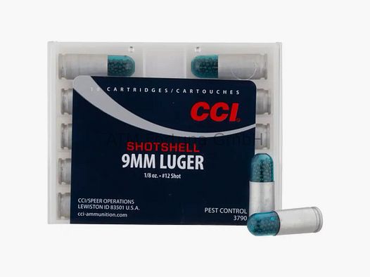CCI CCI 9 mm Luger cartucce a pallini 3,4g/53grs