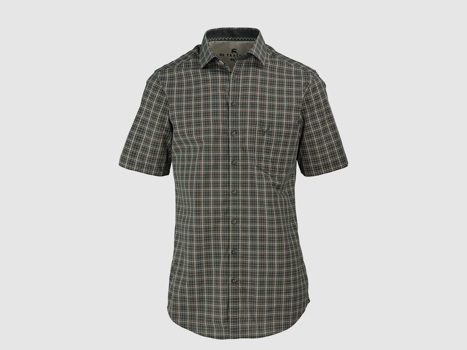OS-Trachten Kurzarmhemd Slim Fit