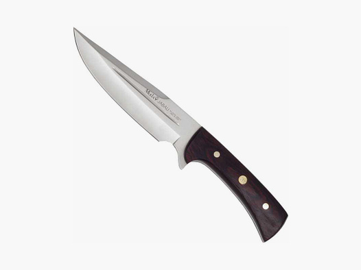 Muela Jabali 17 Premium Bowie Messer Pakkaholz Lederscheide