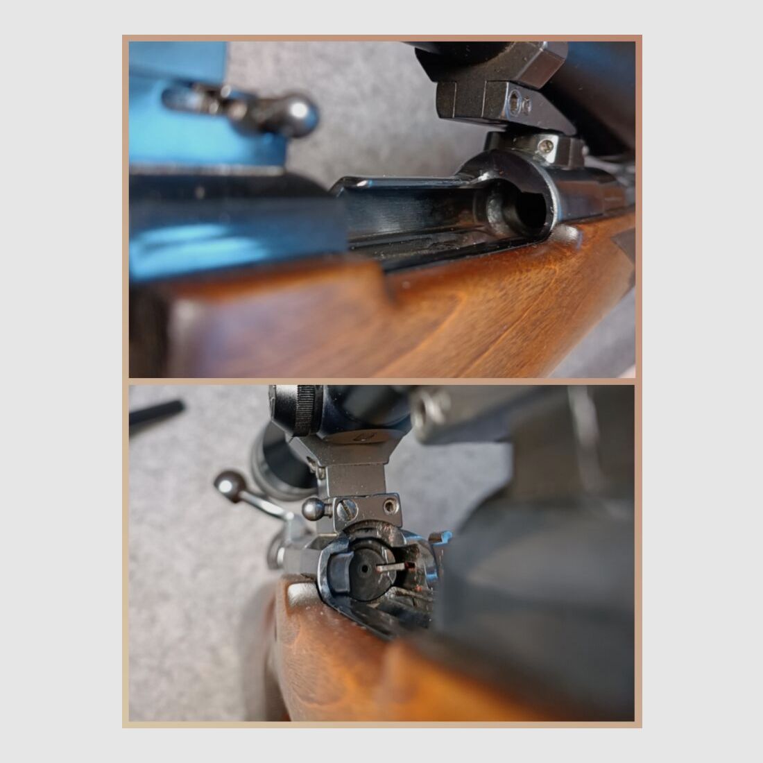 CZ BRNO Frankonia 98er Stutzen mit zwei ZF + Rückstecher Abzug