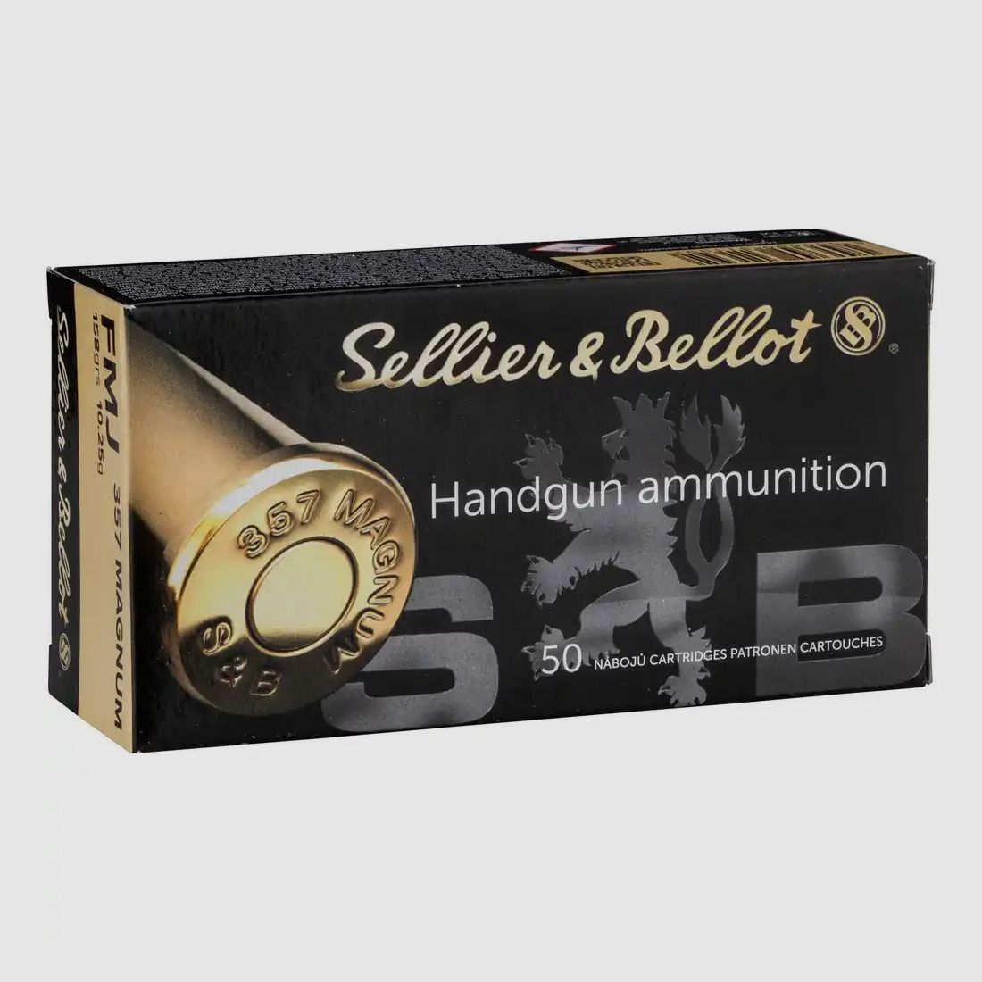 Sellier & Bellot, .357 Magnum, Vollmantel 158 grs.