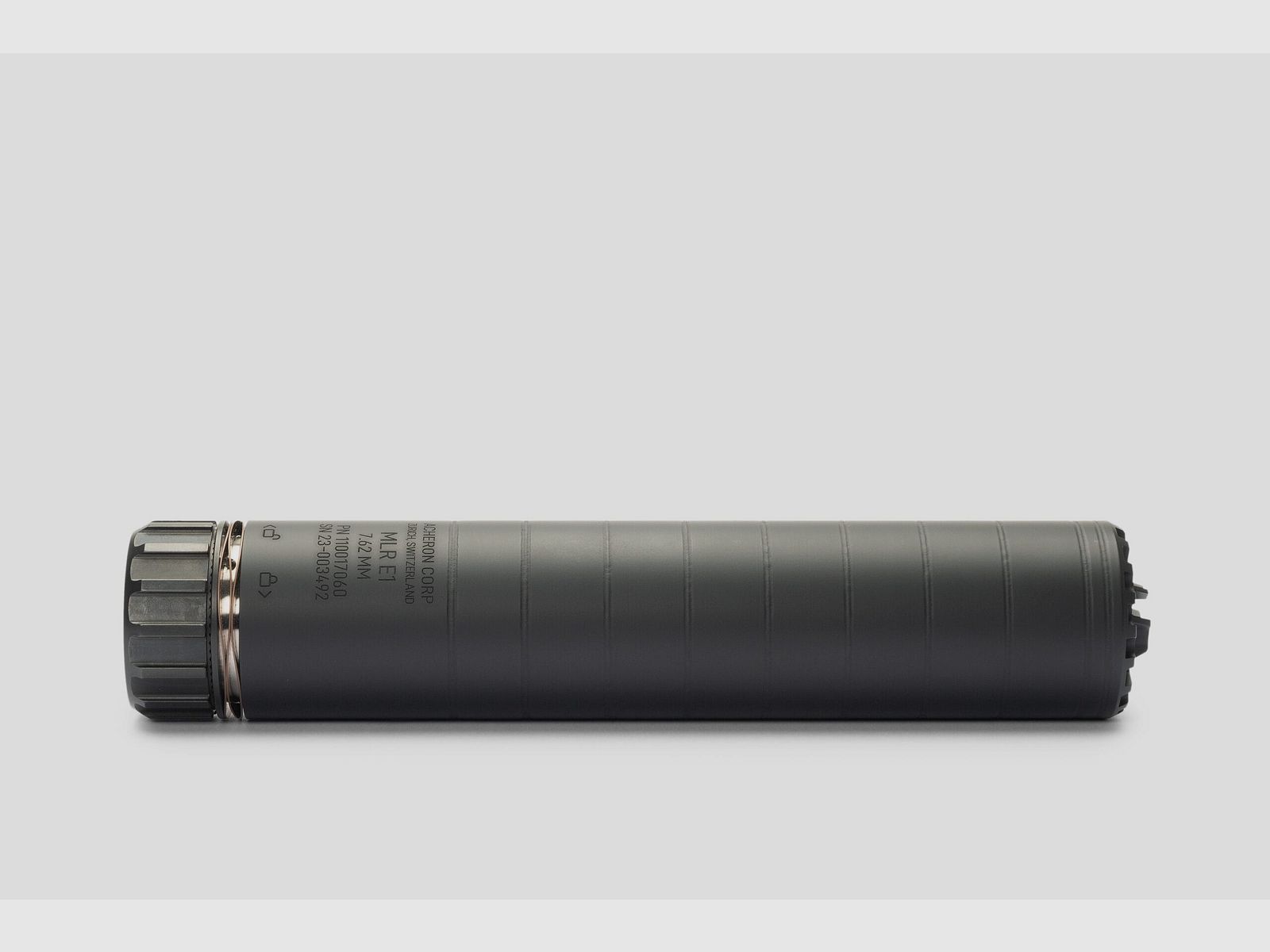 Silenzioso MLR E1 7.62 HexaLug L Nero, immagine 2 di 2