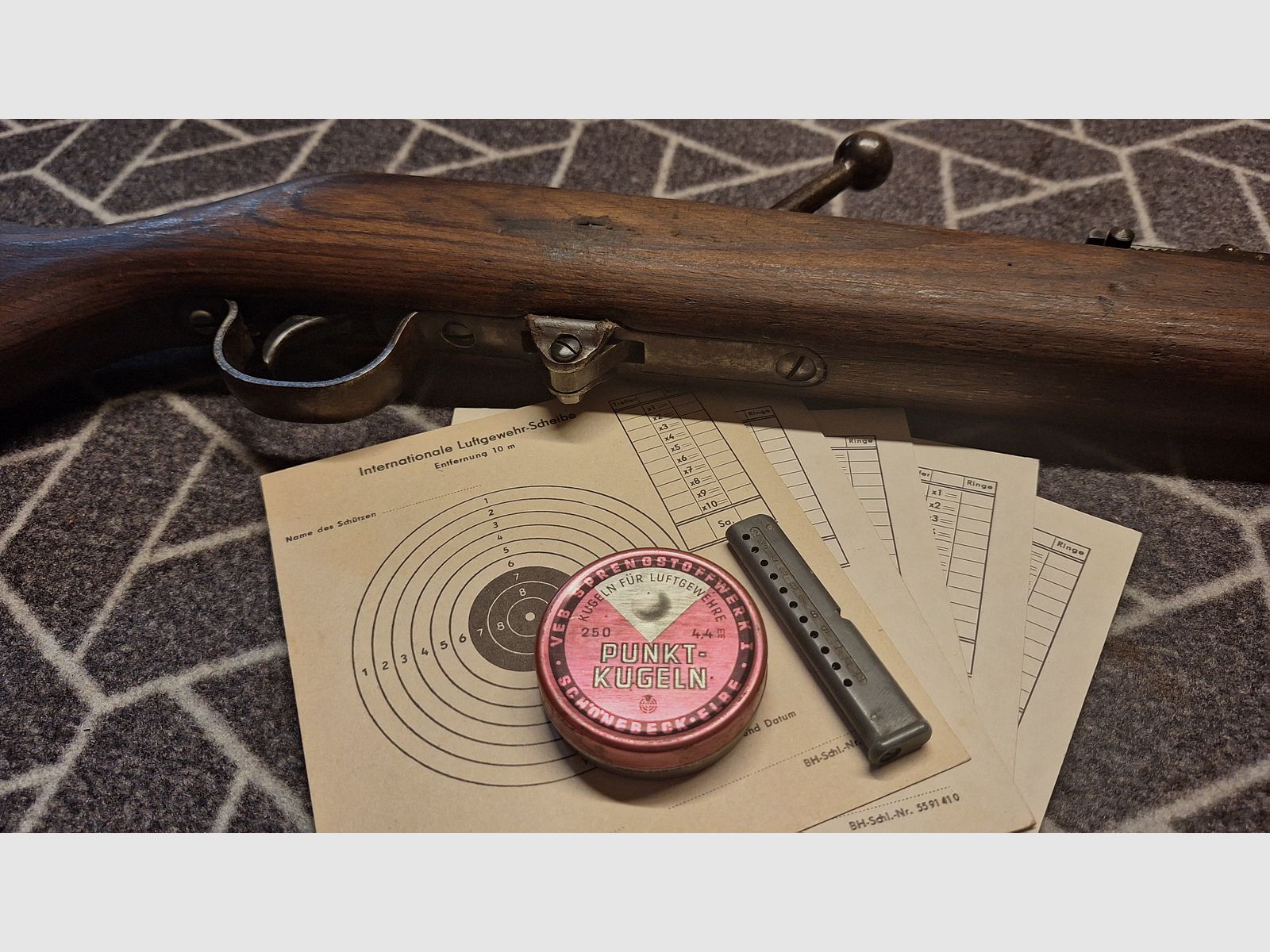 Haenel Suhl Sport Modell 49a (kein 310) "Ulzana" u. 12er Magazin!
