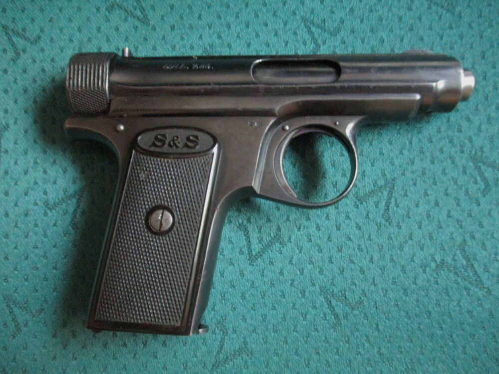 Pistole 7,65mm Sauer & Sohn Mod. 1913 aus Sammlung	 1913