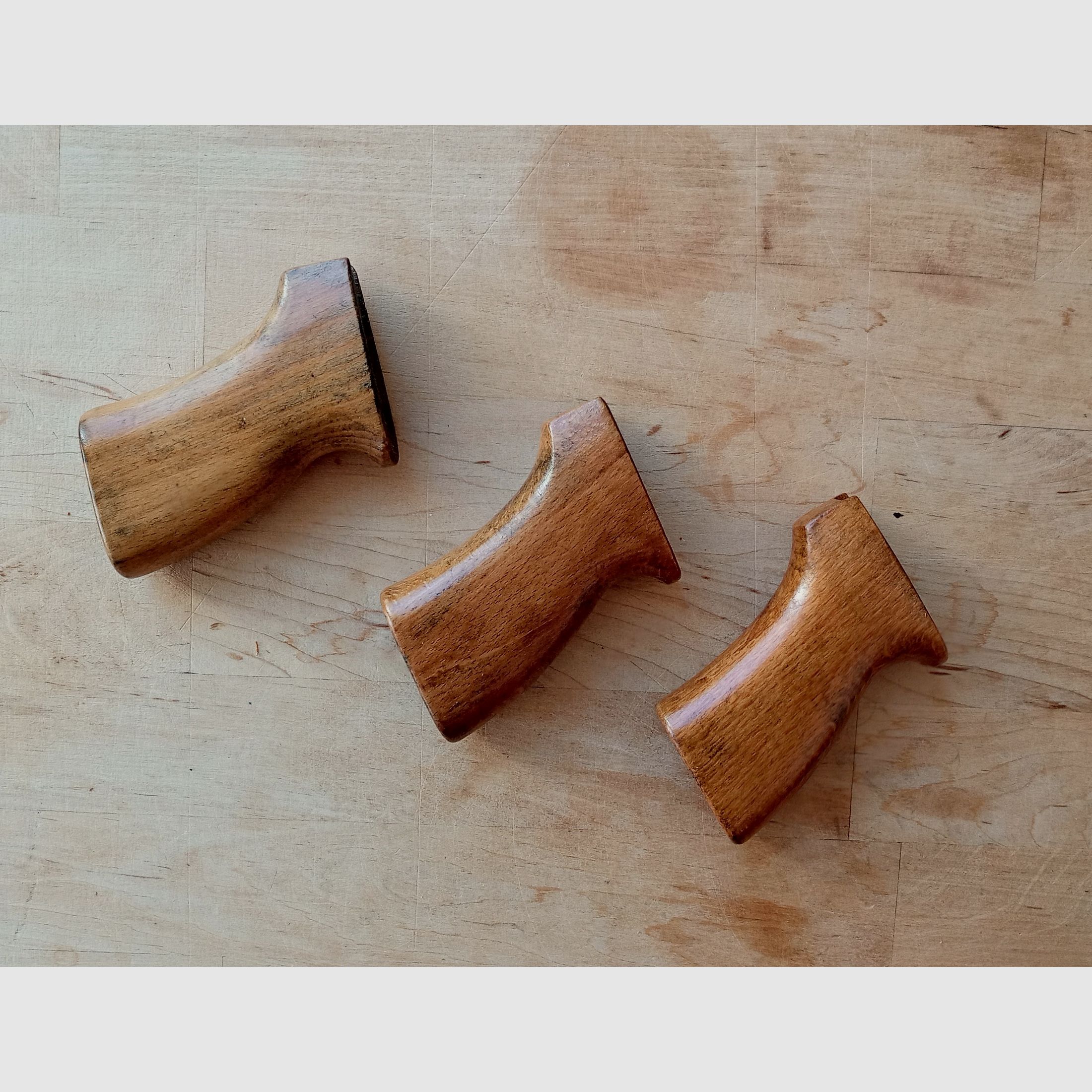 Original frühe Samopal VZ.58 Holz Griffe / Pistolengriffe auch geeignet für CSA Sporter