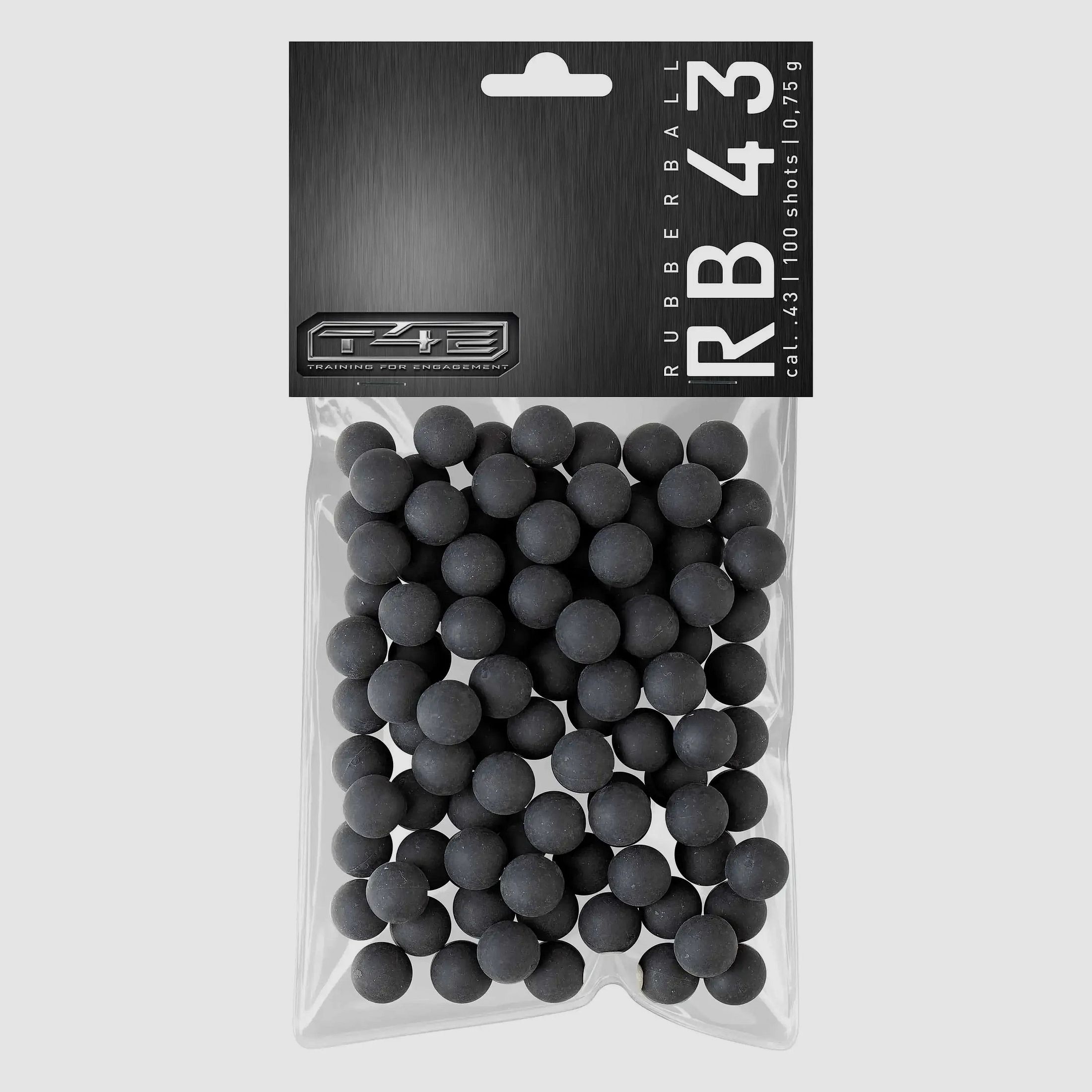 T4E T4E Rubberballs Practice RUB 43 .43 100 pieces