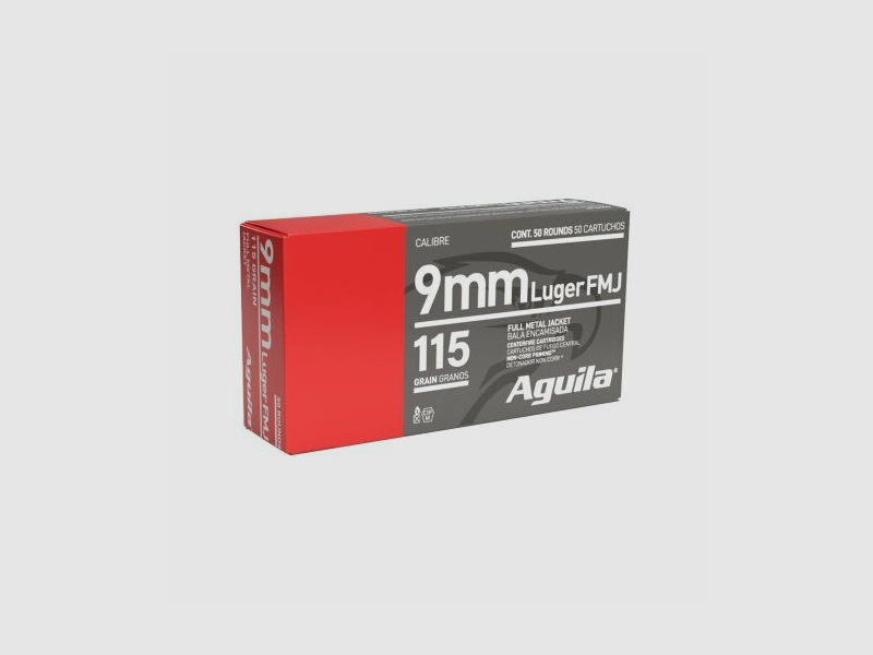 AGUILA 9mm 115gr FMJ