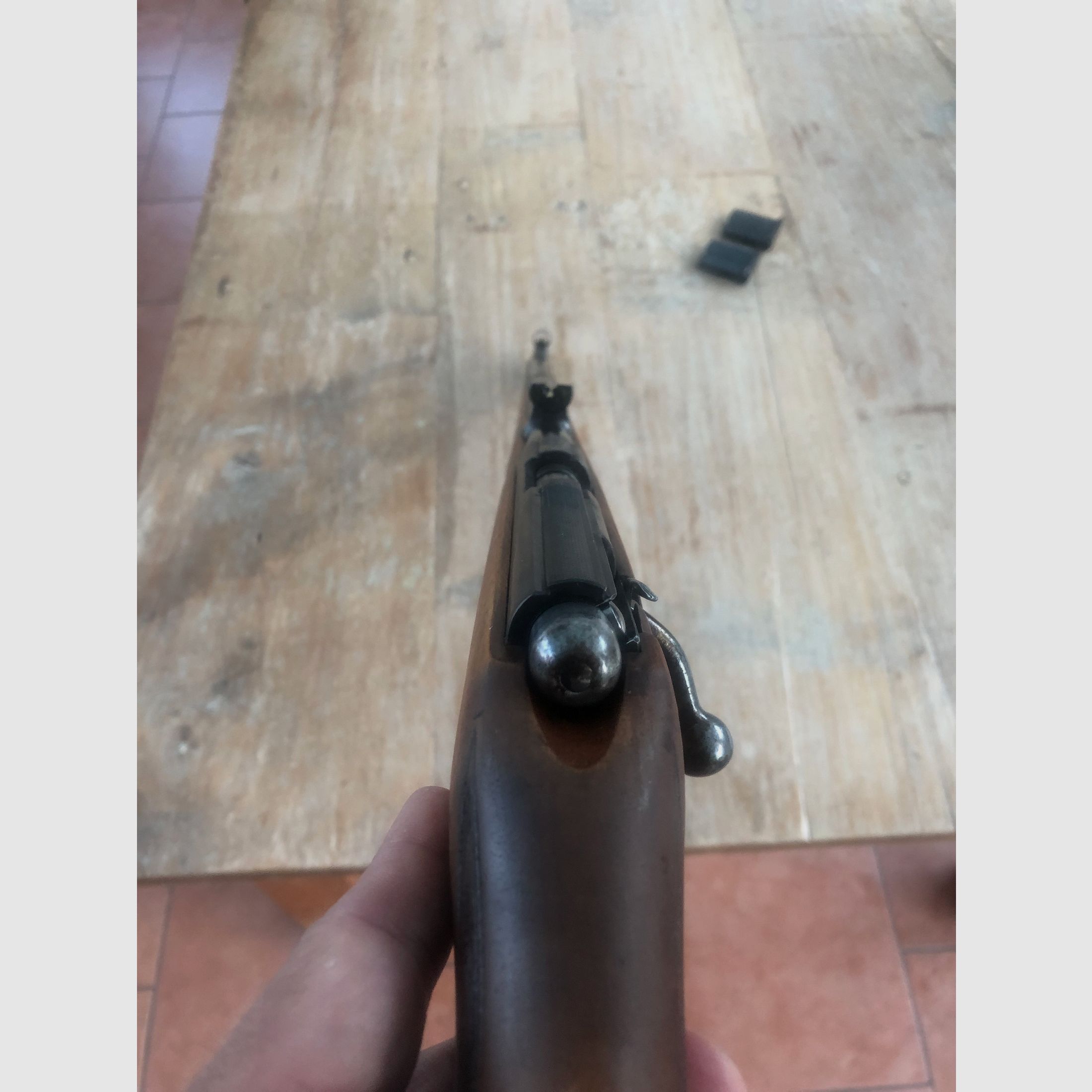 Wunderschöner Anschütz Stutzen im Kaliber .22 WinMag 