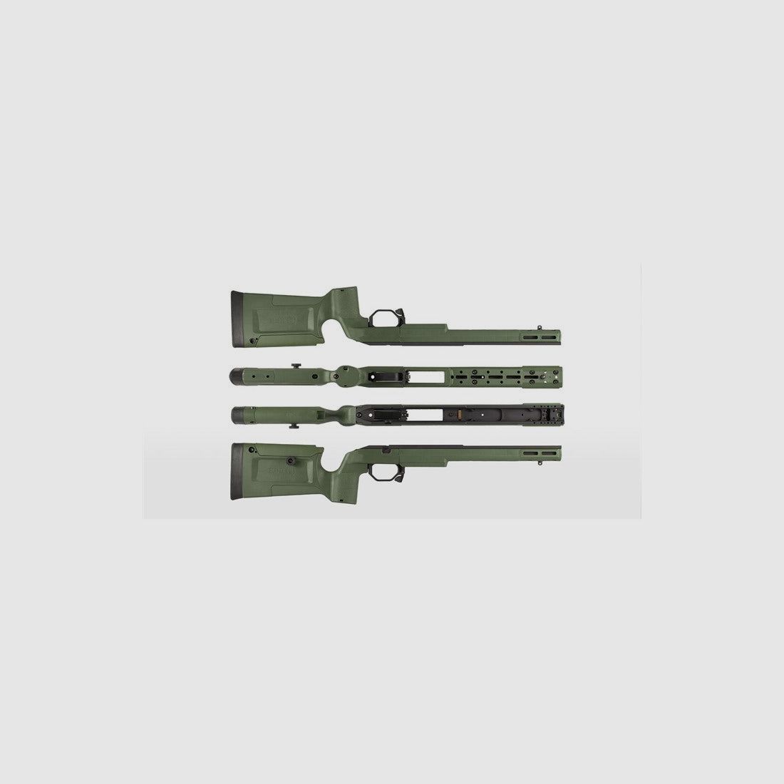 Kinetic Research Group BRAVO Chassis pour Tikka T3X CTR-Magazines, noir
