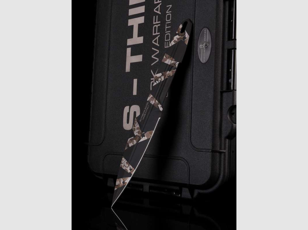 Extrema Ratio S-Thil Black Warfare taktisches Wurfmesser Böhler N690 Stahl