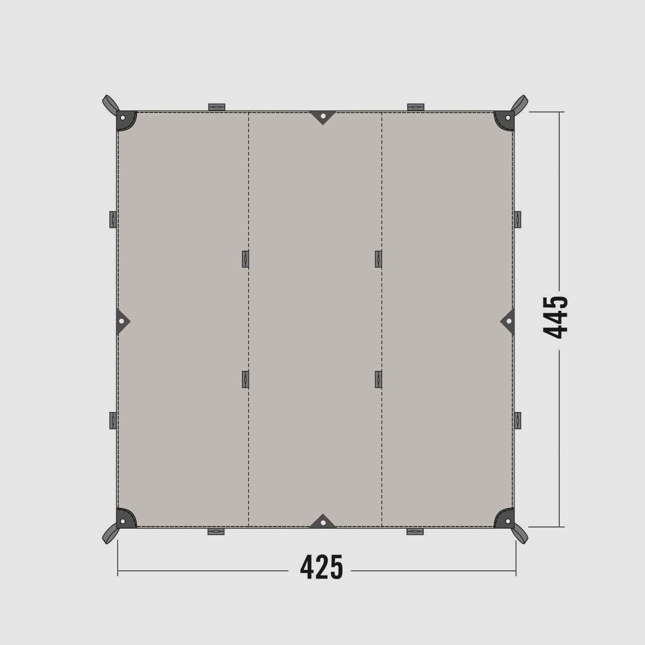 Tatonka Tarp TC – Bushcraft Tarp aus Technical Cotton, Bild 4 von 6