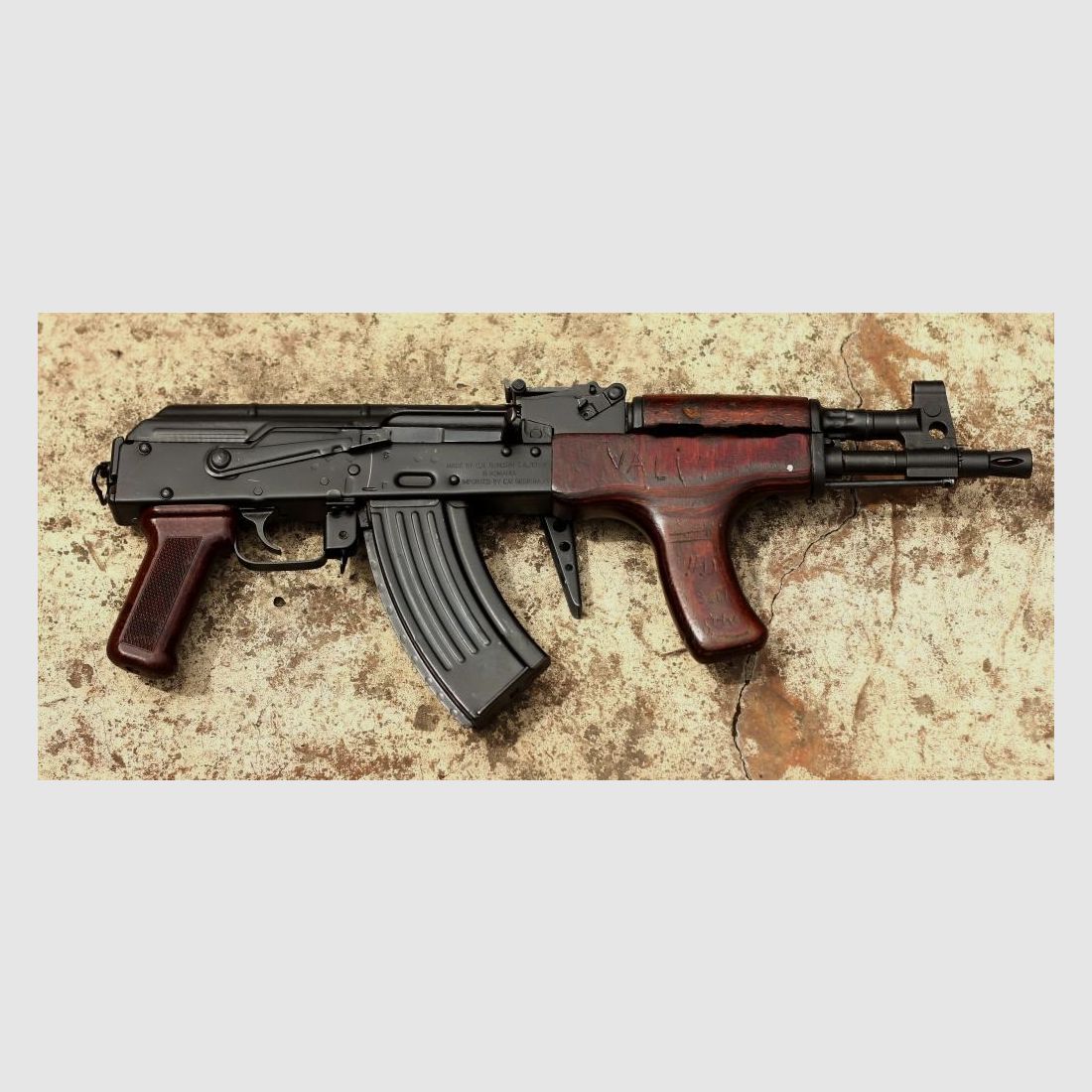 Original Rumänischer AK Handschutz s.g. Esel-Pimmel (Uluc) Schichtholz Romy Donkey Dong für PM md.63 md.90 AIMR AIMS // AKM Vordergriff ideal für Cugir WASR