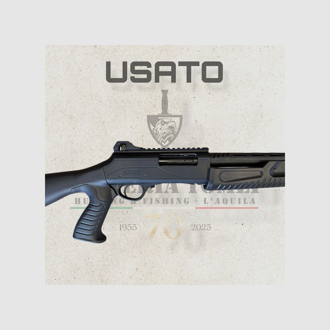 UTILISÉ – FUSIL À POMPE – HATSAN MOD. ESCORT MP cal. 12, image 2 sur 5