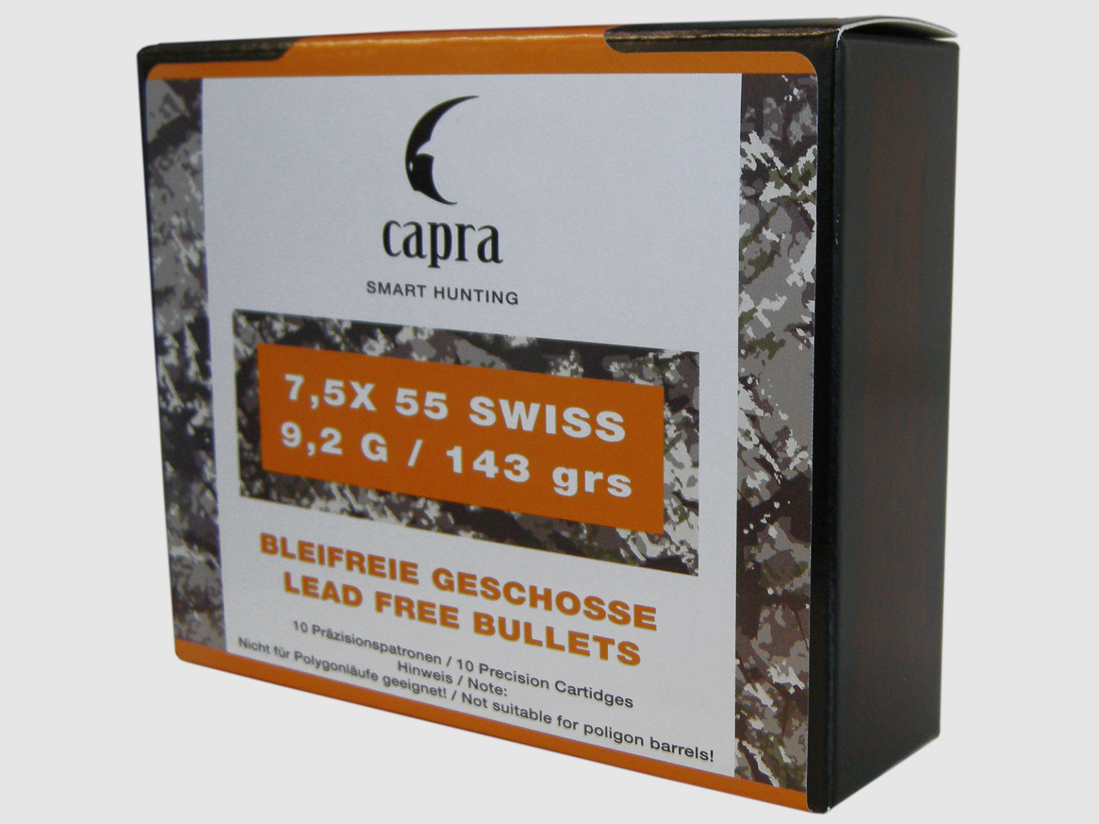 OPAKOWANIE 10 szt, AMUNICJA MYŚLIWSKA NIE ZAWIERAJĄCA OŁOWIU, 7.5 X 55 SWISS, 9,2 g, 143 grs, Bild 4 von 8
