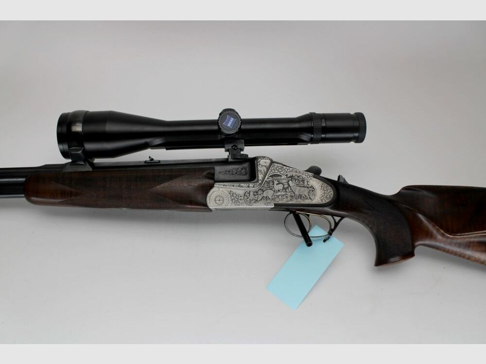 Bockdrilling Heym 35 mit Zeiss 3-12x56	 8x75R;20/76;5,6x50RMag