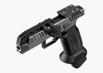 Pistolet Laugo Arms Creator 9 x 19 Gris Kit Optique Limité, 1/2-28UNEF-3A sans Chargeur