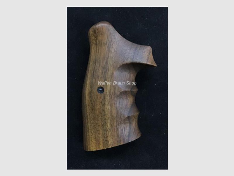 Nill grip for S&W round butt, J-frame, wood, brown