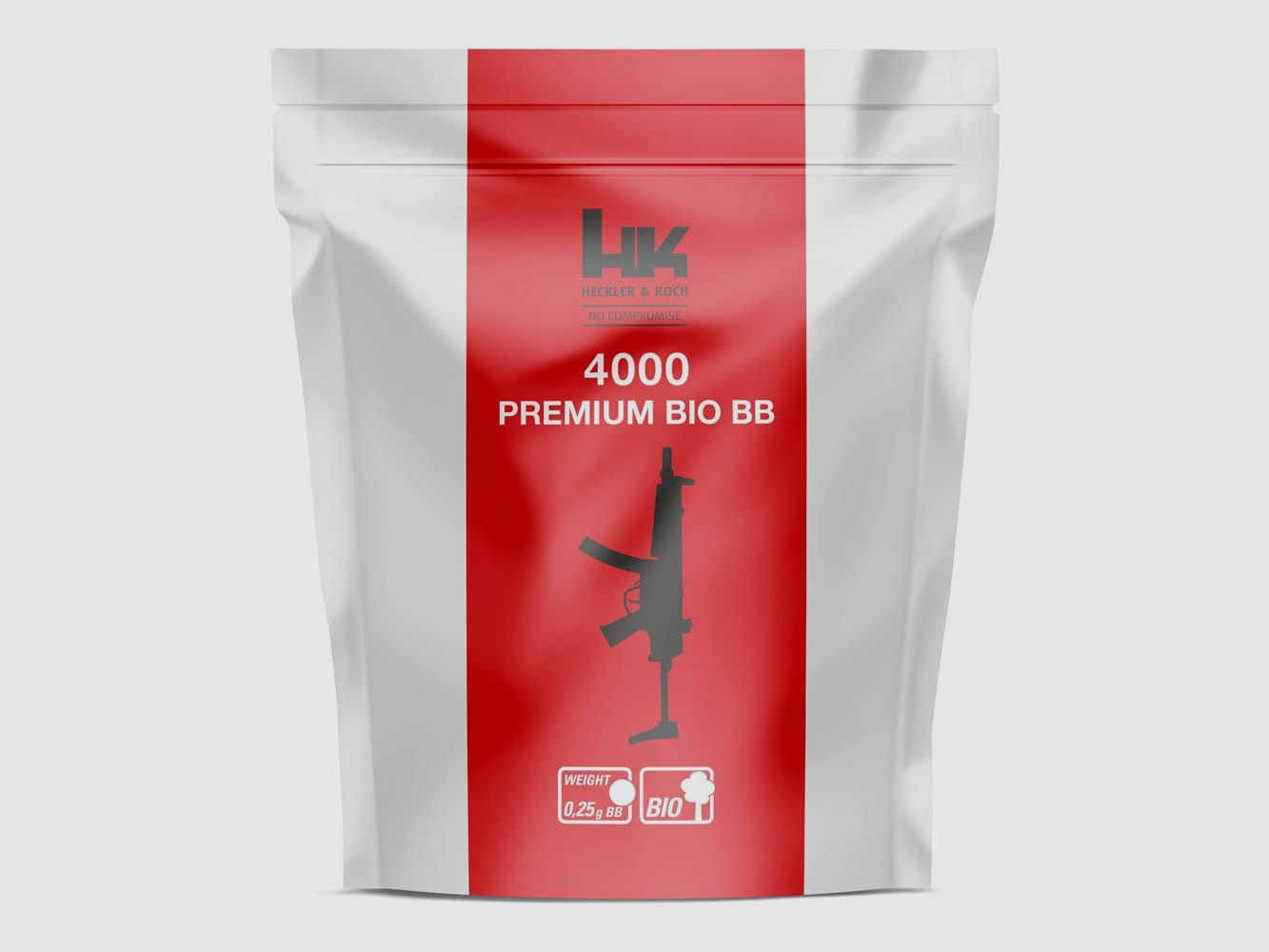Heckler & Koch Premium Bio BB's 0,25 g - 4.000 stuks.