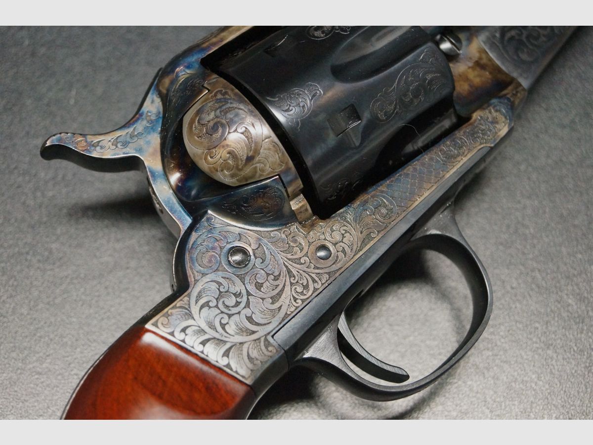 Uberti 1875 Army Outlaw .45 Colt gegraveerd, afbeelding 5 van 9