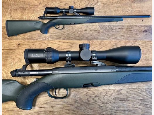 Steyr Mannlicher SM12 SX Links mit GPO Zielfernrohr
