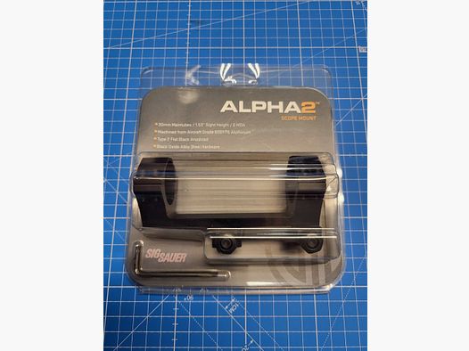 Sig Alpha 2 Cantilever Zielfernrohr Montage 30mm inkl. Red Dot Adapter 