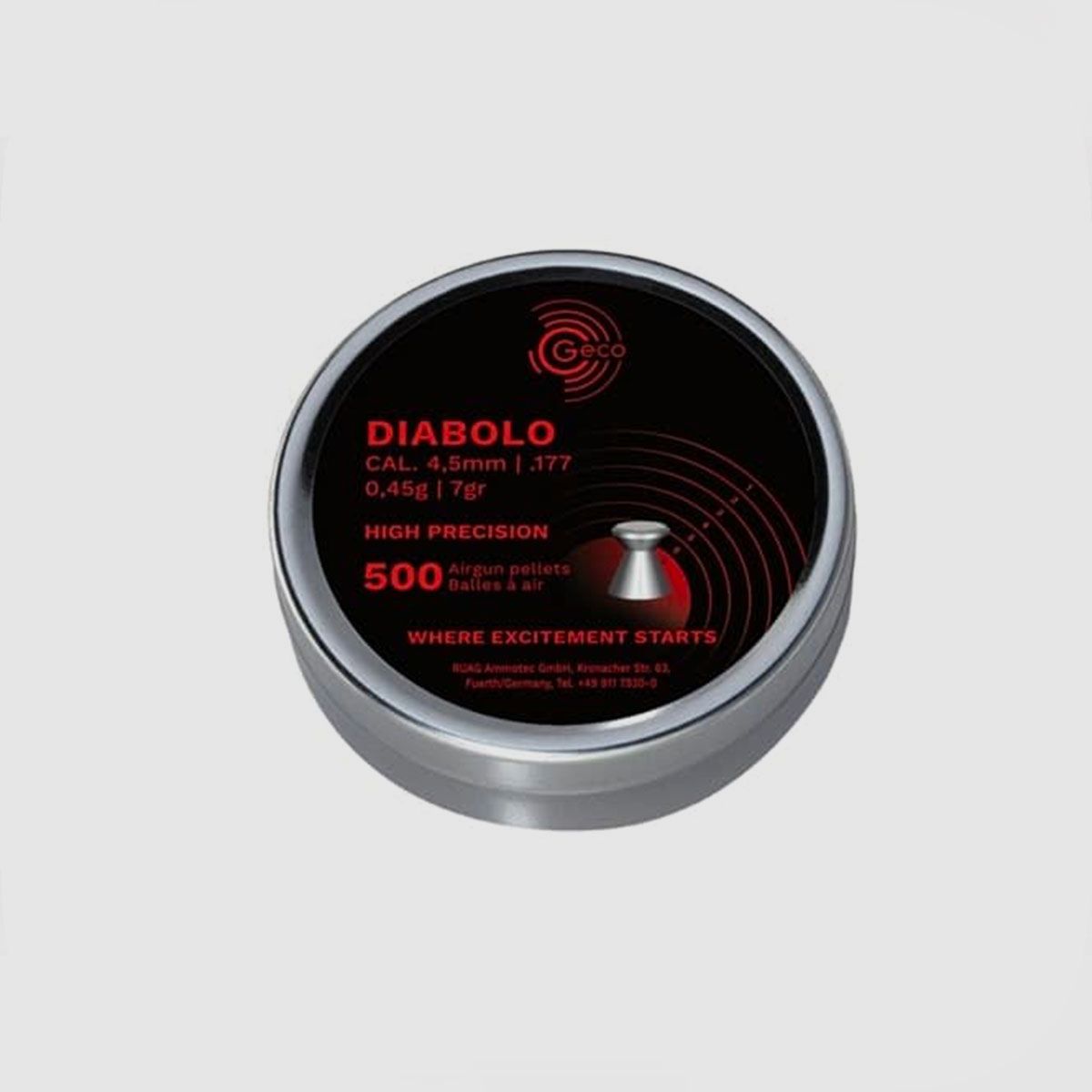 GECO – DIABLO 4.5mm | .177 | 0.45g | 7gr