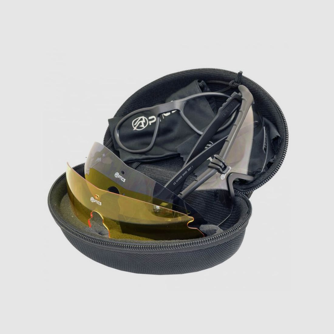 DAA Optics VICTOR shooting glasses, 3-piece set