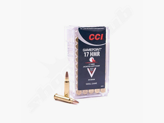 CCI Game Point .17HMR - 20Grs. -