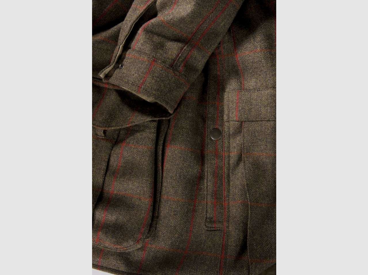Veste de chasse en tweed, marron, image 4 sur 15