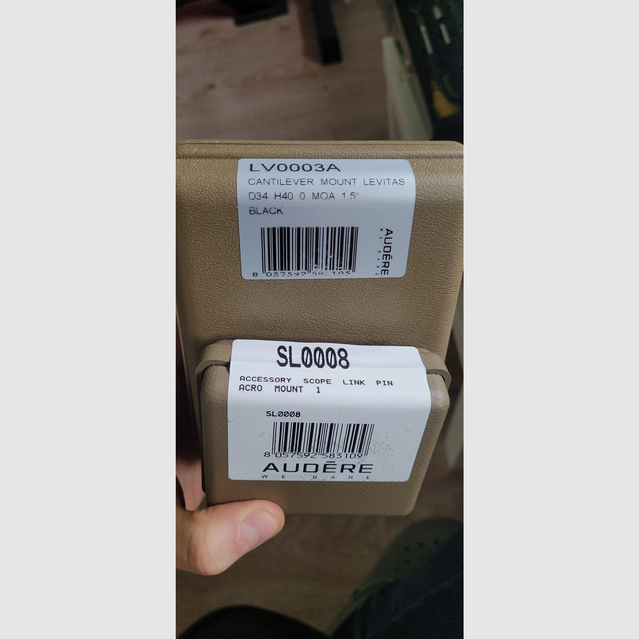 Audere Levitas Montage 0MOA 34mm + Scopelink ACRO