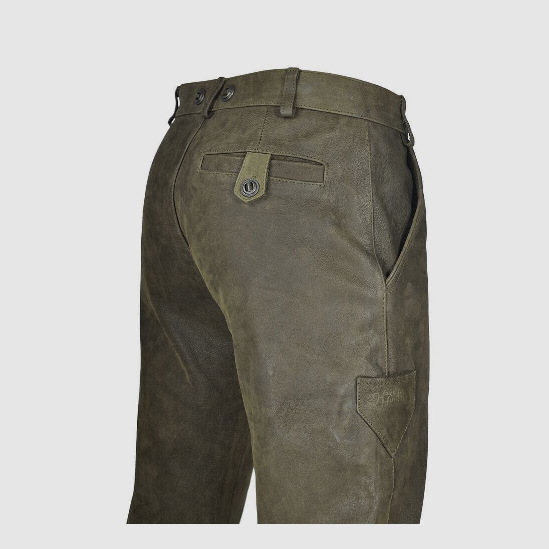 Hubertus Lederjagdhose Trapper