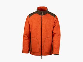 Loden-Fleecejacke "Urs" , Orange