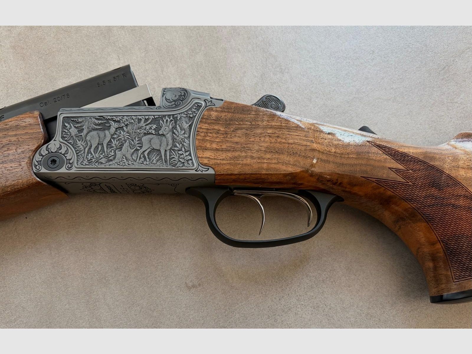 Blaser Bockbüchsflinte BBF 95 Luxus Gravur Rehwild 6,5x57R 20/76