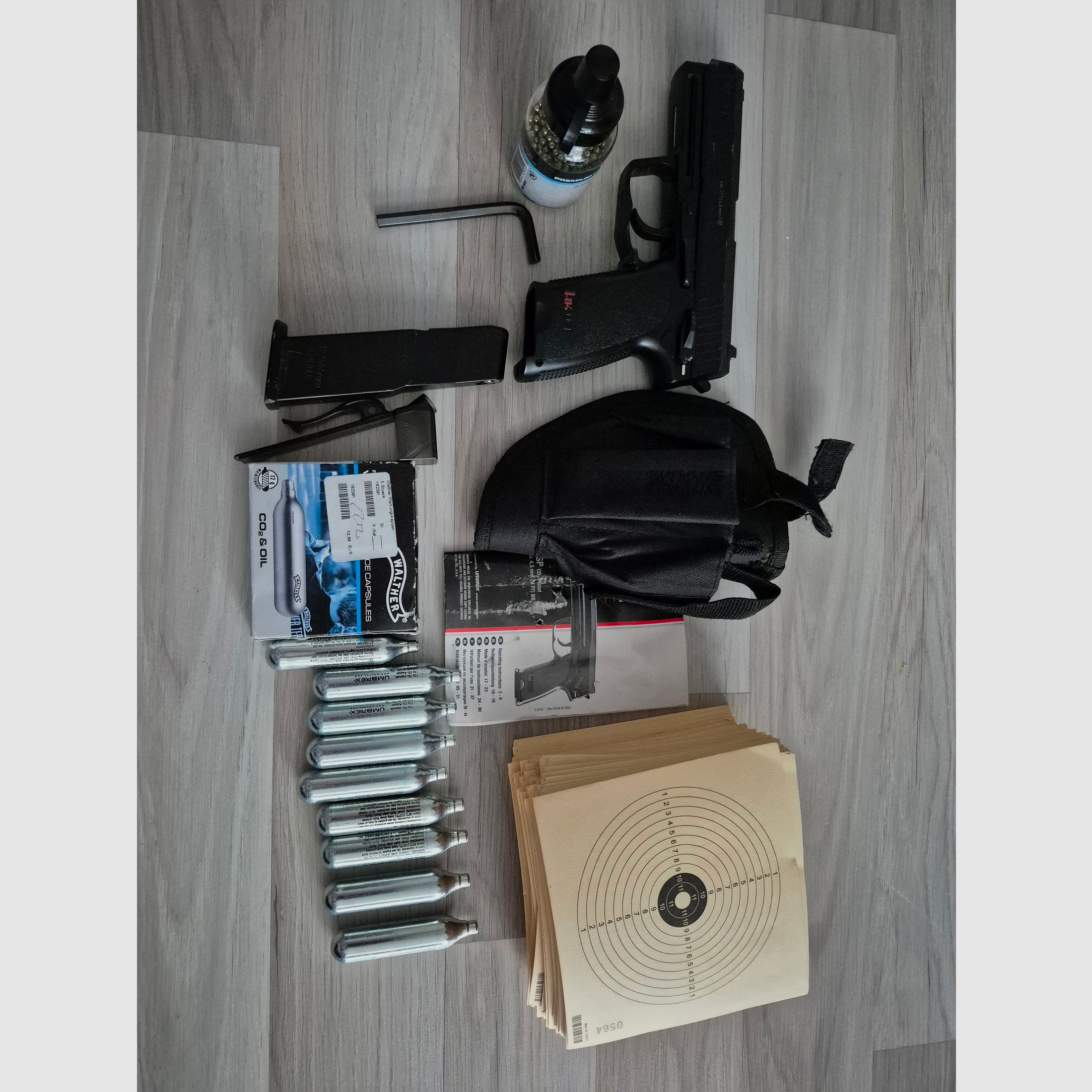 Heckler und Koch USP CO2 mit Zubehör , Bild 4 von 4