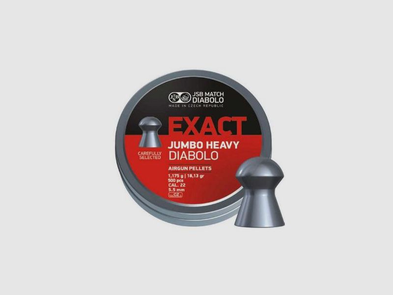 JSB exact jumbo heavy 5,5 mm 18,13 gr