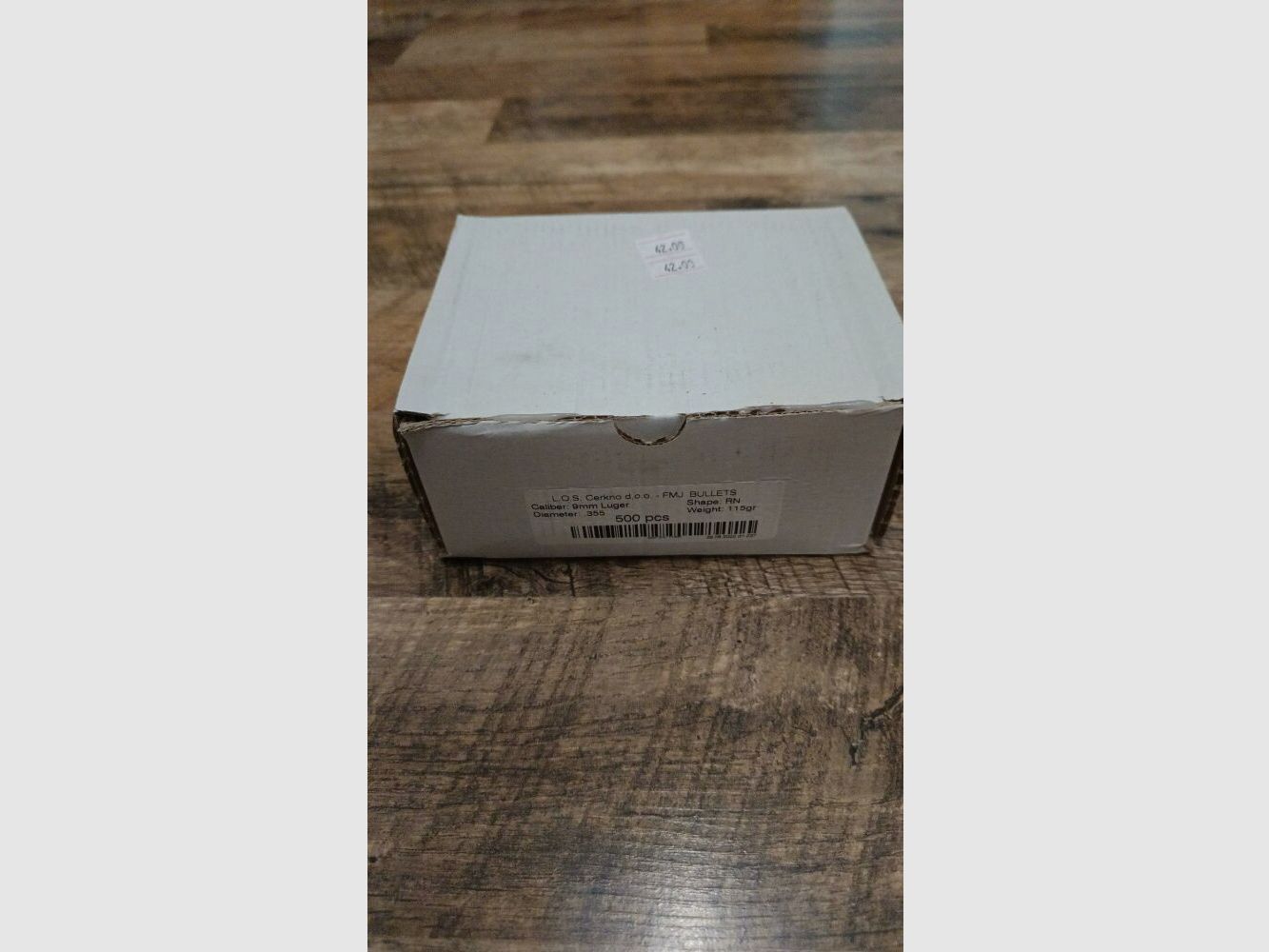 LOS cartridges 9mm 124grs. FMJ 115grs. FMJ