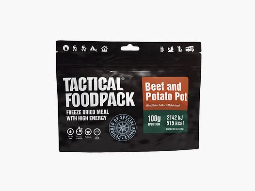 Pentola tattica Foodpack con manzo e patate