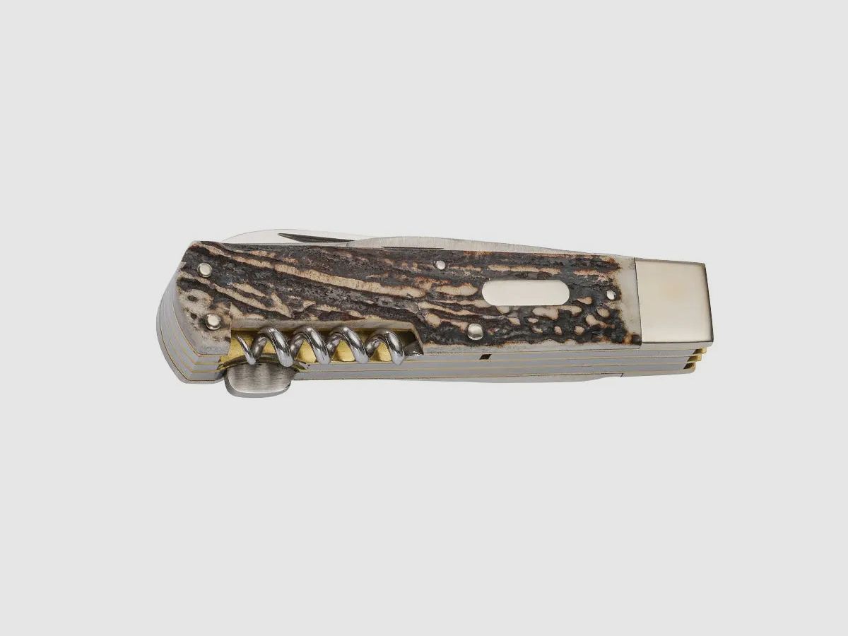 Couteau de poche de chasse PUMA 4 pièces édition FAOS "Cerf"