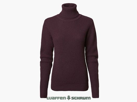 Knight Turtleneck Cherry Wine Red