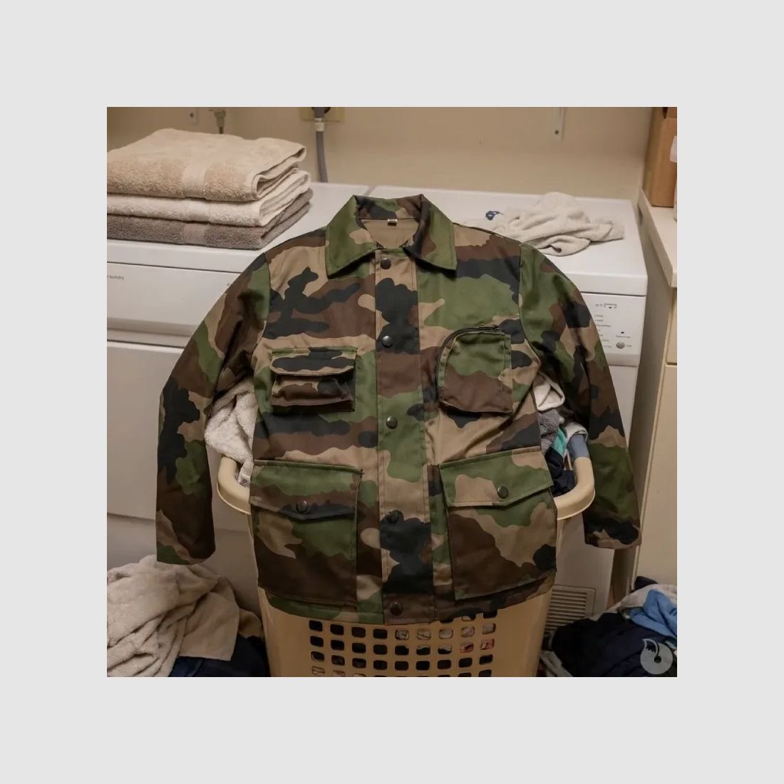 Jagdjacke mit Reißverschluss aus Baumwolle-Polyester Camo 6 bis 16 Jahre, Bild 2 von 14