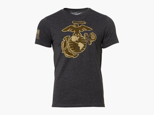 7.62 Design 7.62 Design T-Shirt USMC EGA Distressed heather black