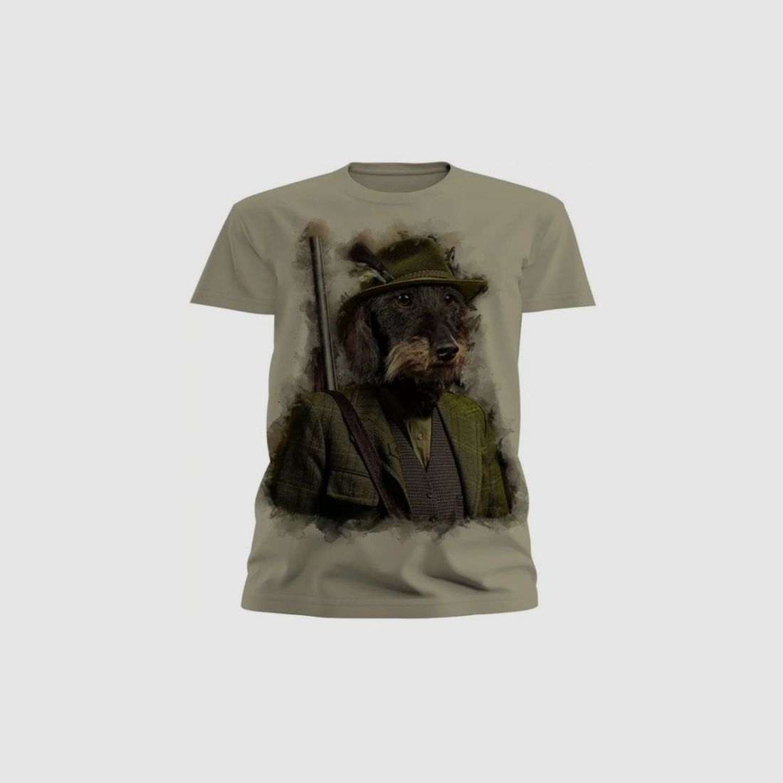Almtracht H-T-Shirt Hunter Dachshund Oskar, image 1 of 2