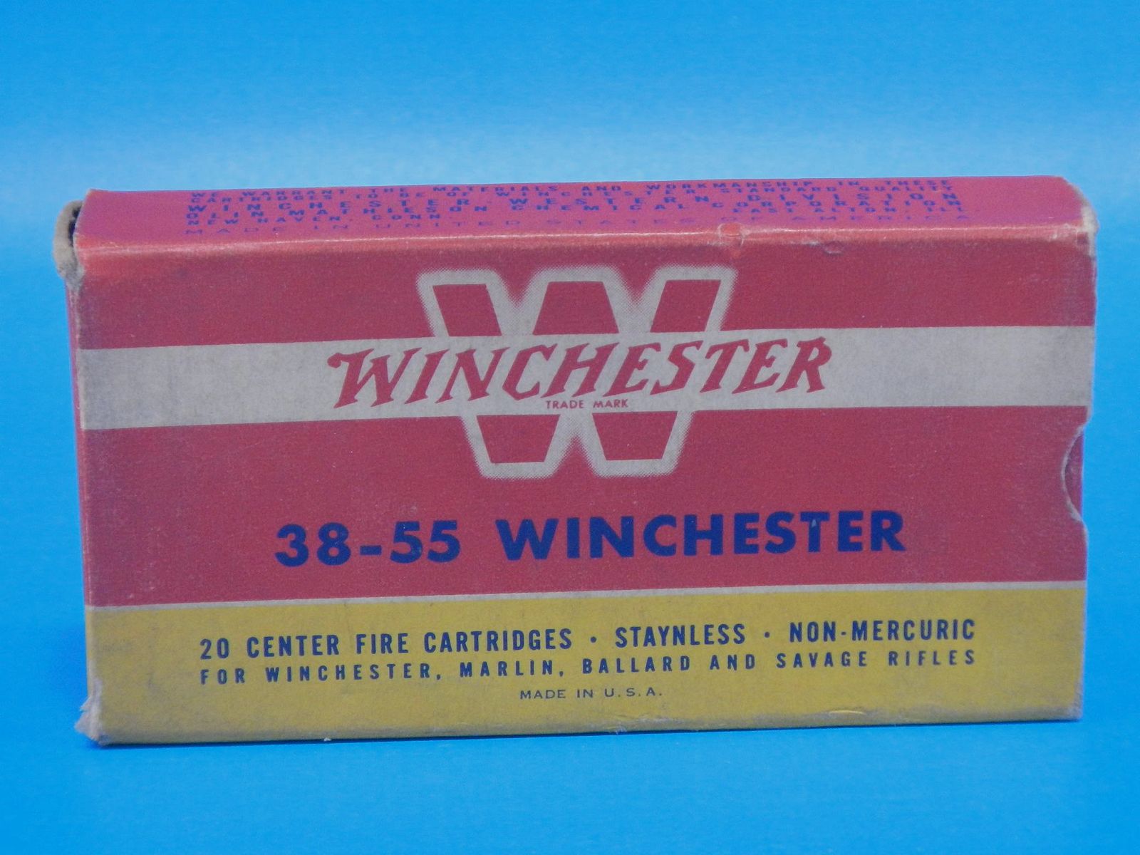 MUNICIÓN WINCHESTER CAL. 38-55