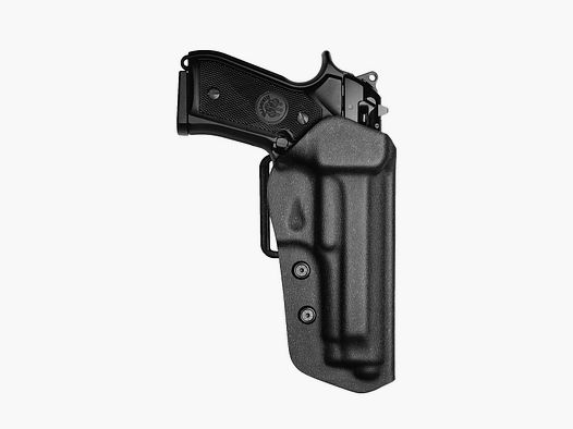 VEGA HOLSTER – POLYMER BELT HOLSTER WITH TWO INCLUDED SUPPORTS FOR GLOCK 17/22