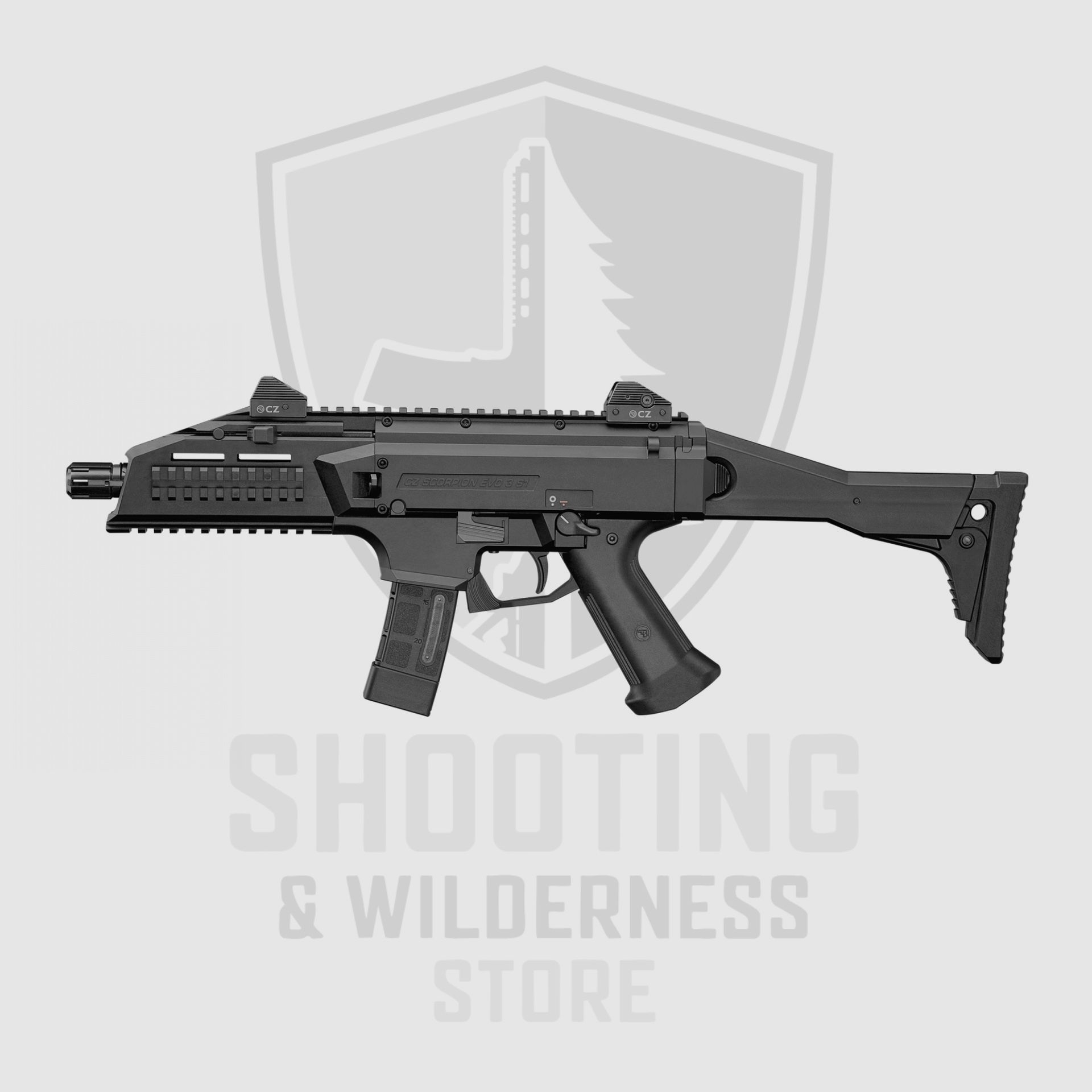 CZ Scorpion EVO 3 S1 carabina semiautomatica 9x19mm, immagine 2 di 3
