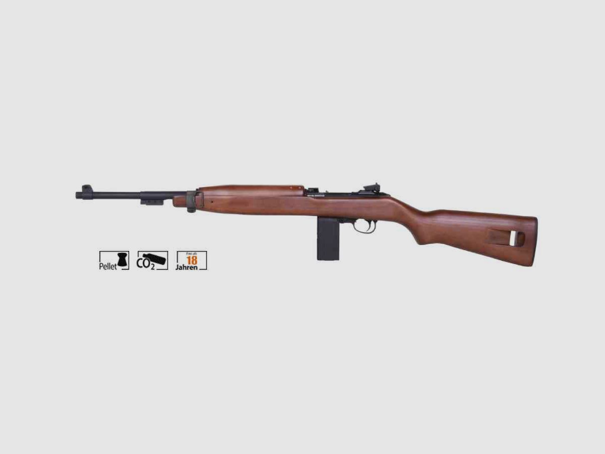 CARABINA M1 SPRINGFIELD in legno massello 4,5mm BB – Aria compressa Co2 BlowBack